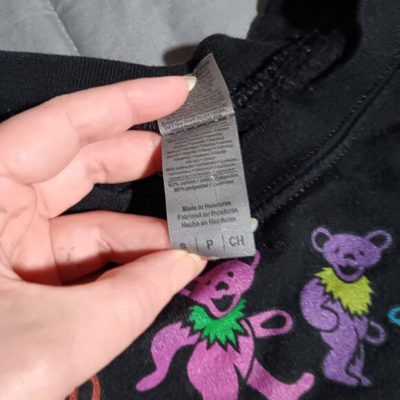 The Grateful Dead Spiral Dancing Bears Black Crewneck Sweatshirt Gildan Small - Picture 5 of 7